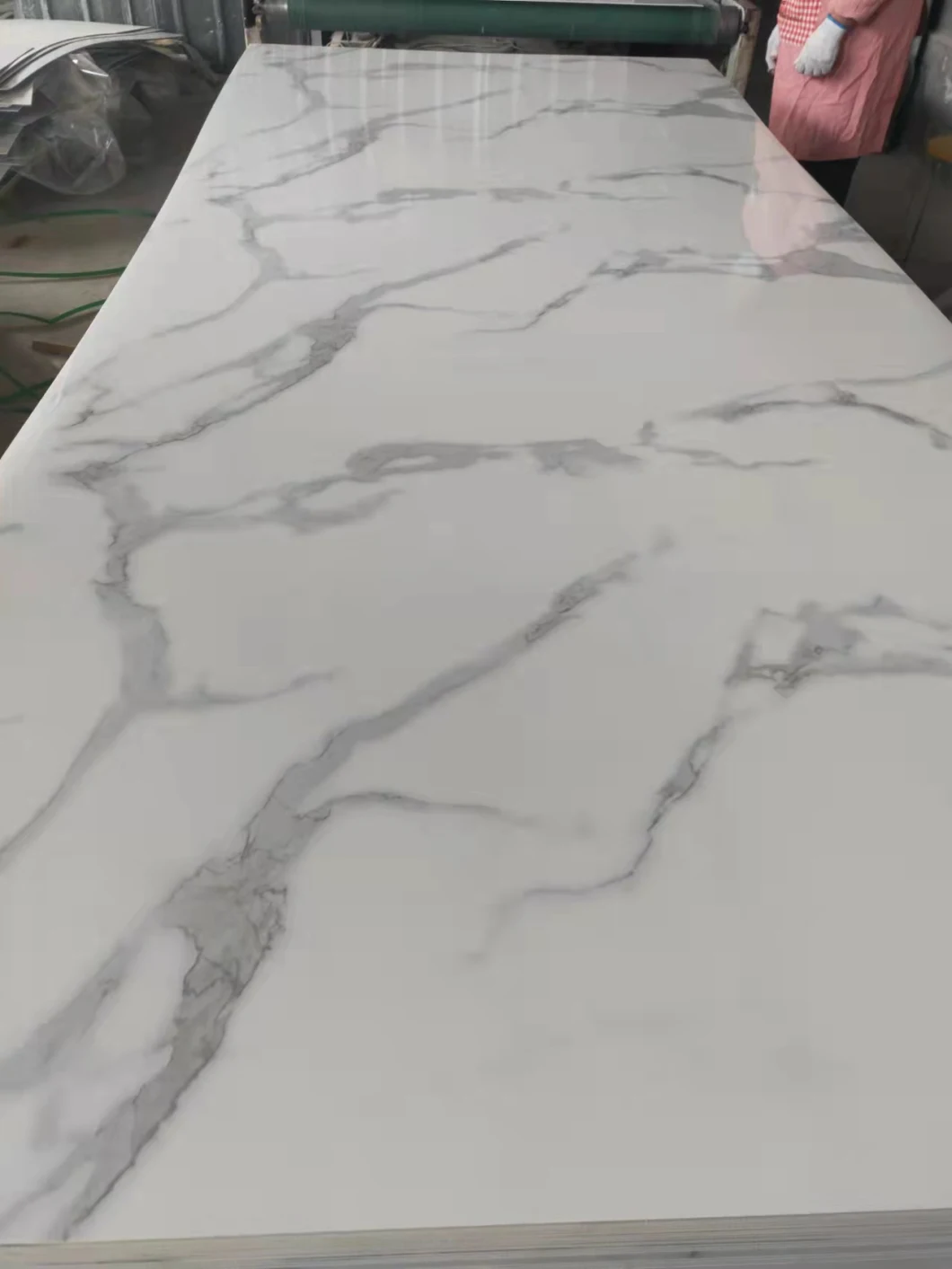 Flexible PVC Marble Sheet for Wall Decoration UV Board Sheet 1220X2440