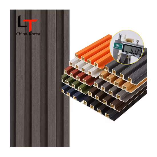 Pannello da parete in composito legno-plastica WPC per la decorazione di casa e ufficio