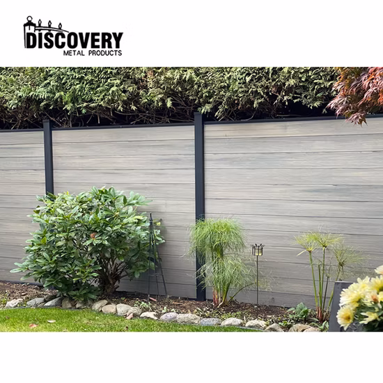 Recinzione vuota WPC del grano di legno dell'installazione facile del pannello esterno durevole della fabbrica della Cina