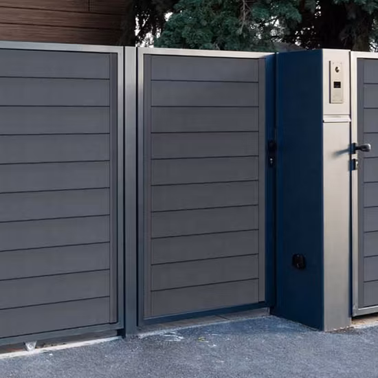 Pallet fumigato, facile da montare, Bammax 1,8 x 1,8 m, recinzione per privacy esterna